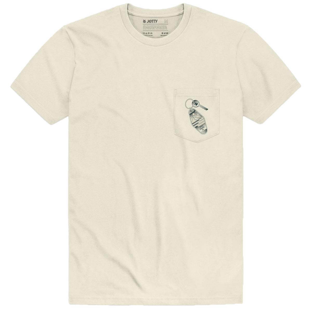 Jetty Lodge Pocket T-Shirt - Men's Natural