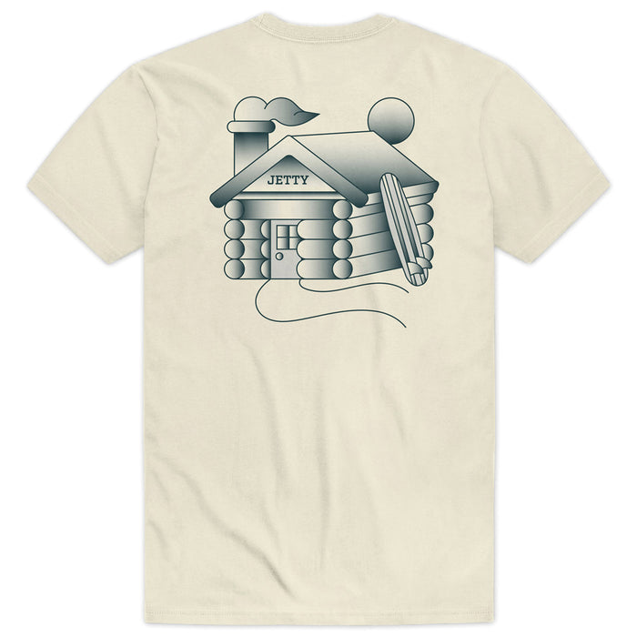 Jetty Lodge Pocket T-Shirt - Men's Natural