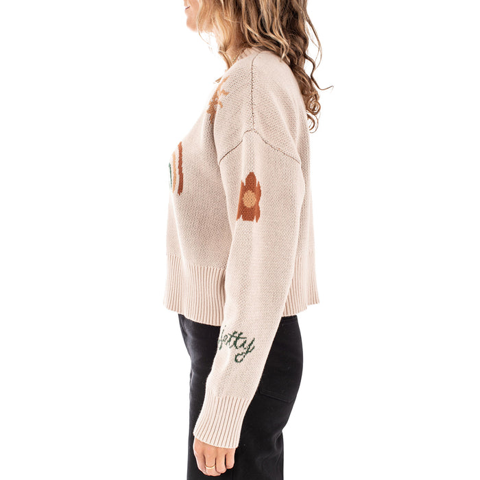 Jetty Crescent Jacquard Sweater - Women's Camel