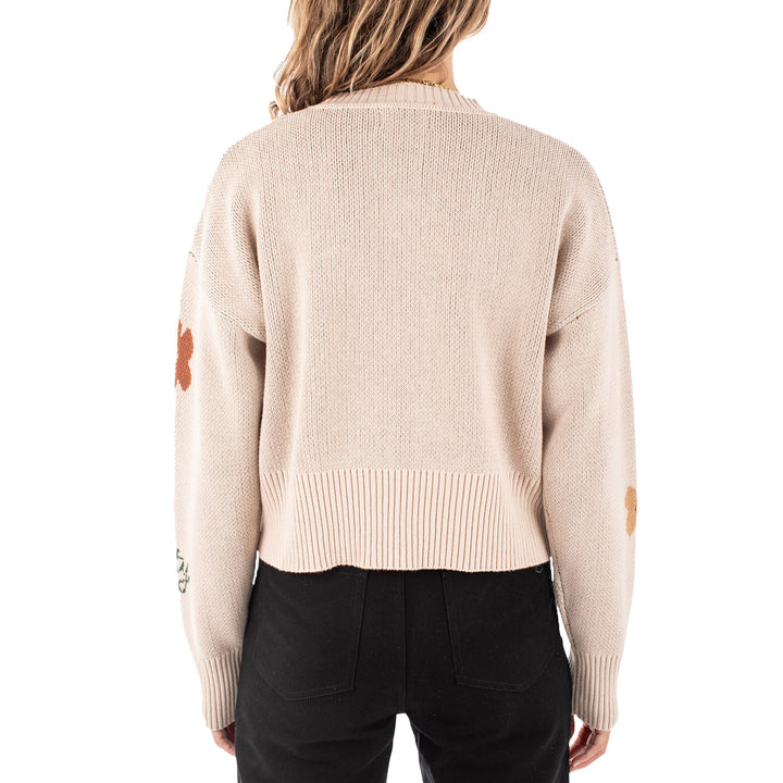 Jetty Crescent Jacquard Sweater - Women's Camel