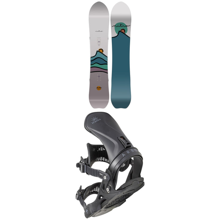 Nitro Drop Snowboard + Arbor Sequoia Snowboard Bindings - Women's 2023
