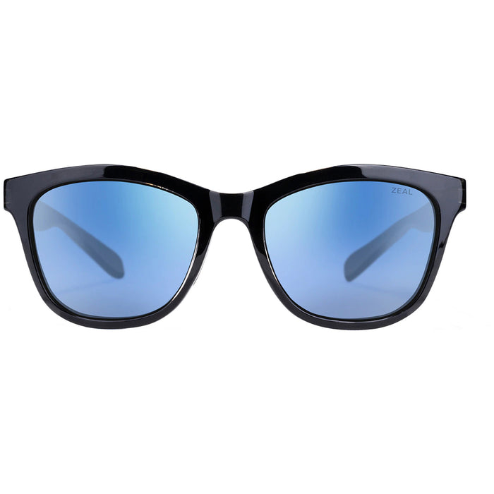 Zeal Duskwing Sunglasses Black Mirror/Horizon Blue