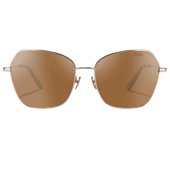 Zeal Filmore Sunglasses Matte Rose Gold/Copper