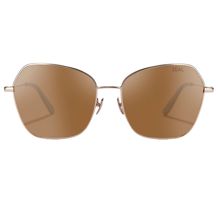 Zeal Filmore Sunglasses Matte Rose Gold/Copper