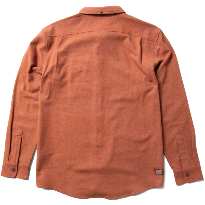 Vissla Shaper Eco Long-Sleeve Flannel - Men's Terracotta
