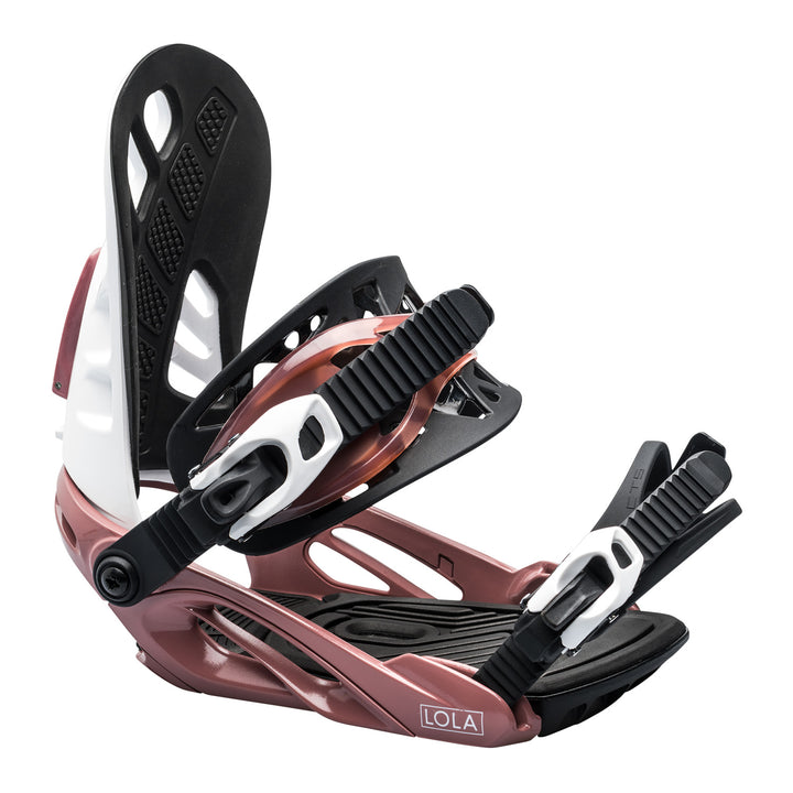 Roxy Lola Snowboard Bindings - Women's 2024 White/Pink