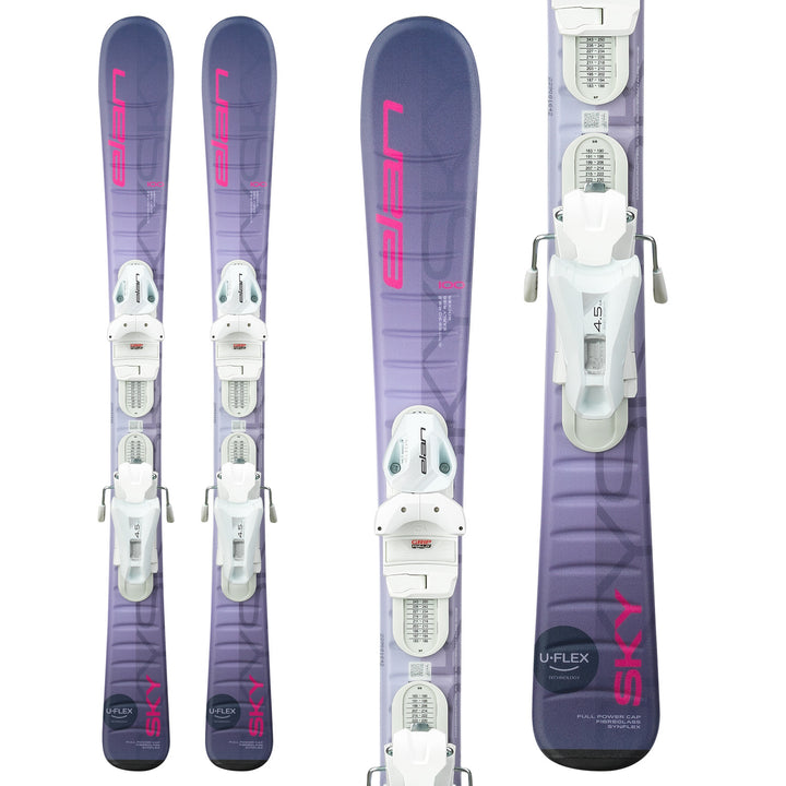 Elan Sky Skis + EL 4.5 GW Bindings - Kids' 2025
