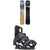 Nidecker Escape Snowboard + Flow Fuse Hybrid Snowboard Bindings 2024