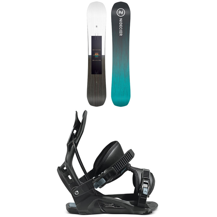 Nidecker Score Snowboard + Flow Nexus Fusion Snowboard Bindings
