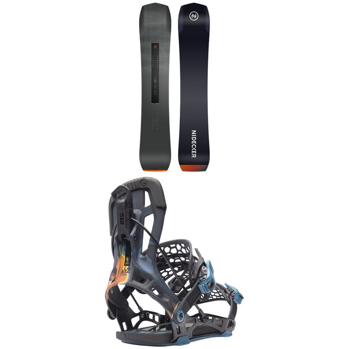 Nidecker Thruster Snowboard + Flow NX2-TM Hybrid Snowboard Bindings 2024