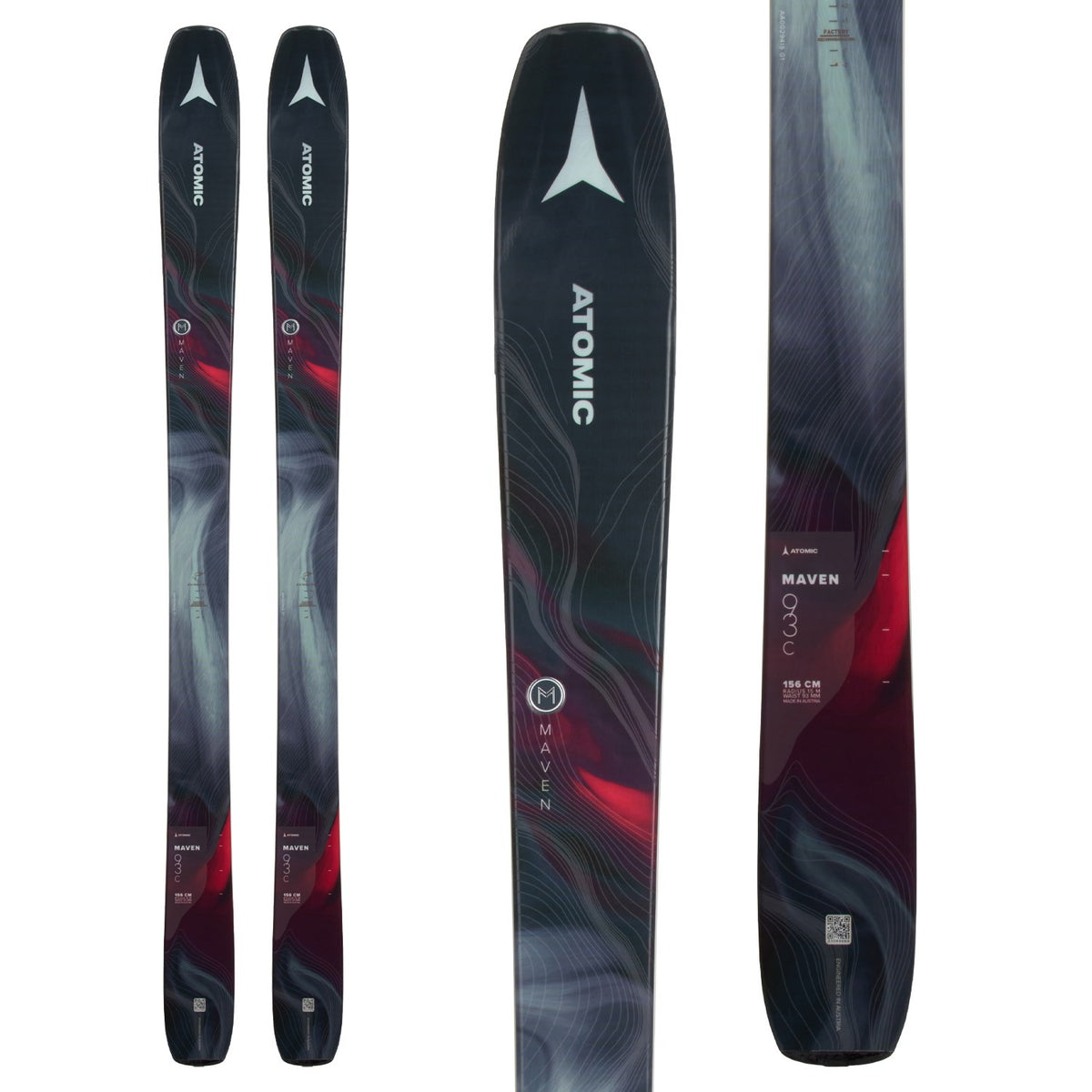 Atomic Maven 93 C Skis + Warden 11 MNC Demo Ski Bindings - Women's 2023