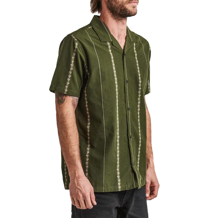 Roark Gonzo Treeline Dobby Shirt - Men's Dark Military