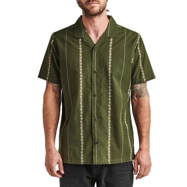 Roark Gonzo Treeline Dobby Shirt - Men's Dark Military