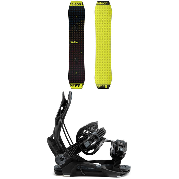 Bataleon Wallie Snowboard + Flow Fenix Snowboard Bindings 2024
