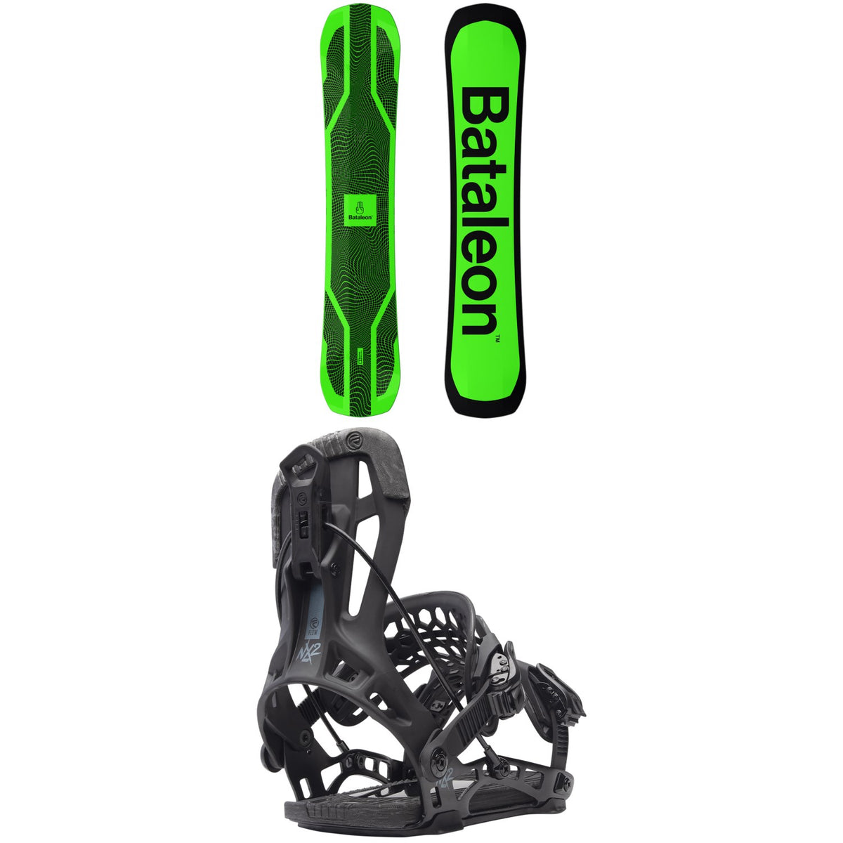 Bataleon Goliath Snowboard + Flow NX2-TM Snowboard Bindings 2024