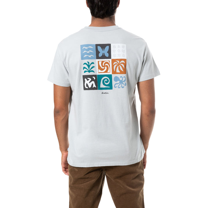 Katin Motif T-Shirt - Men's Light Blue