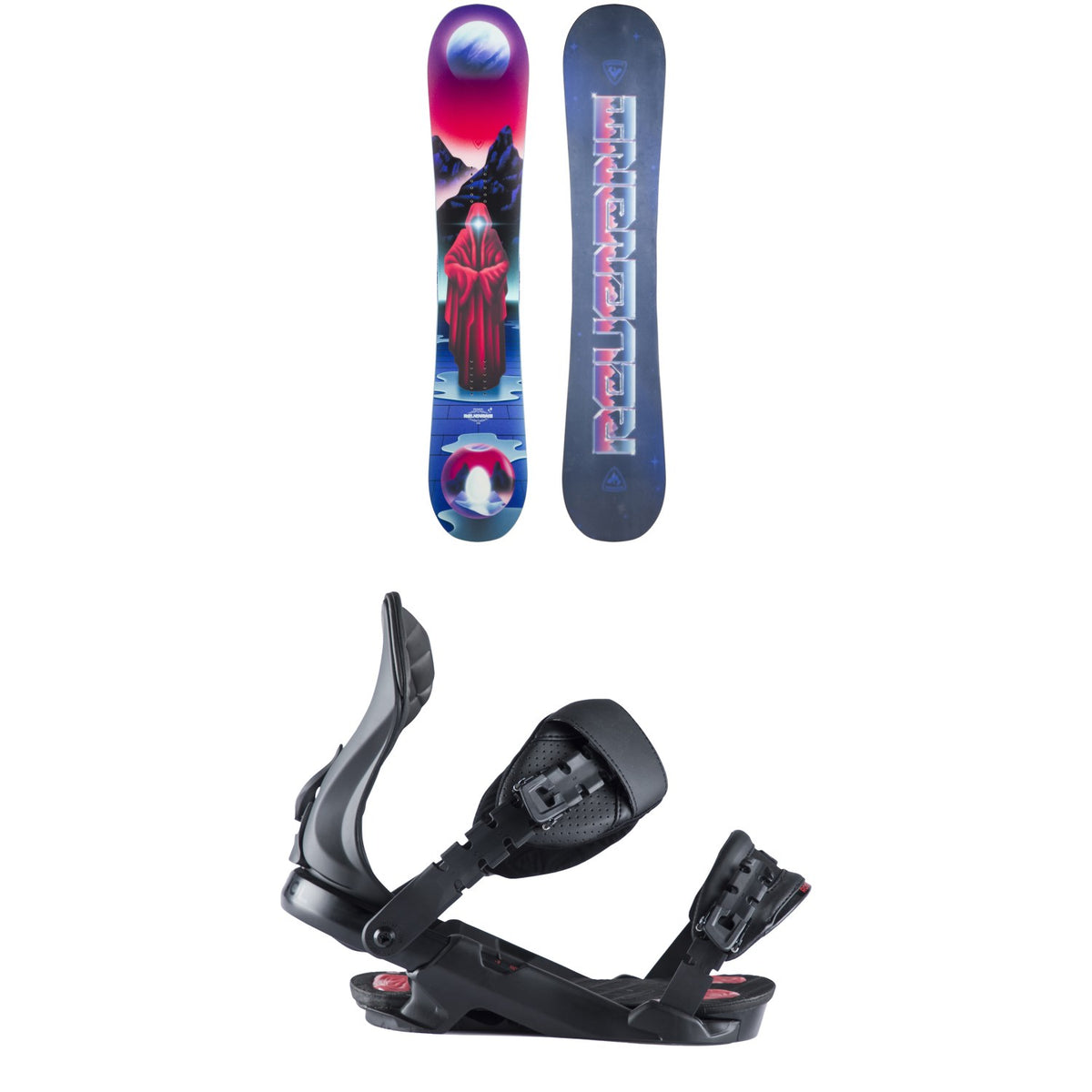 Rossignol Revenant Snowboard + XV Snowboard Bindings 2024