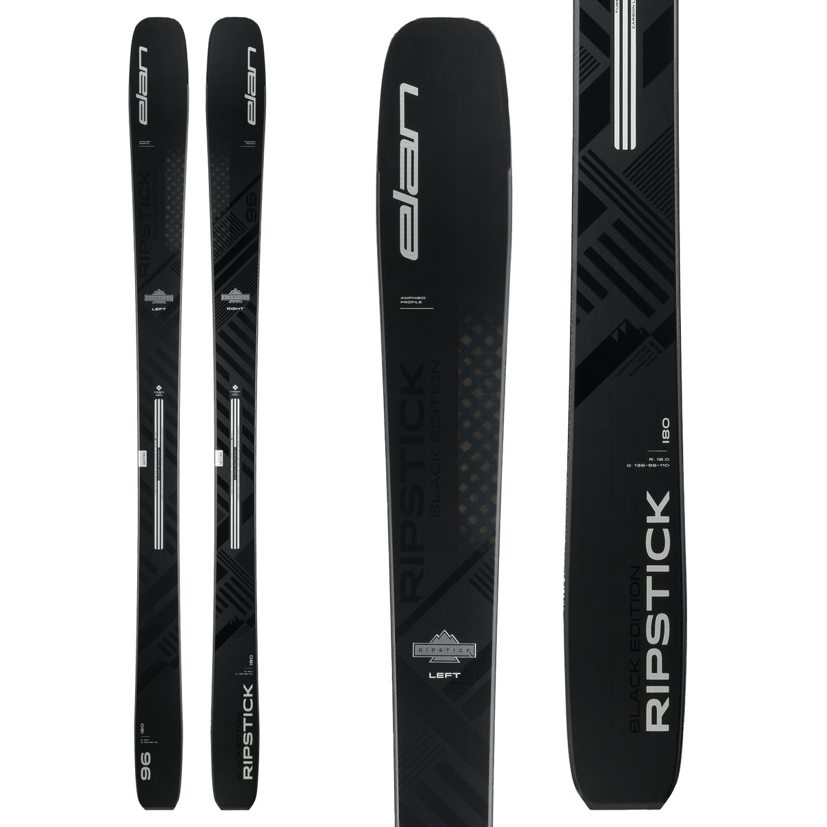 Elan Ripstick 96 Black Edition Skis 2024