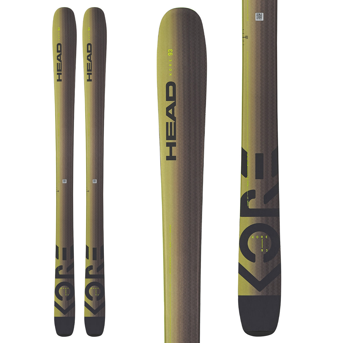 Head Kore 93 Skis + Warden MNC 13 Demo Ski Bindings 2023