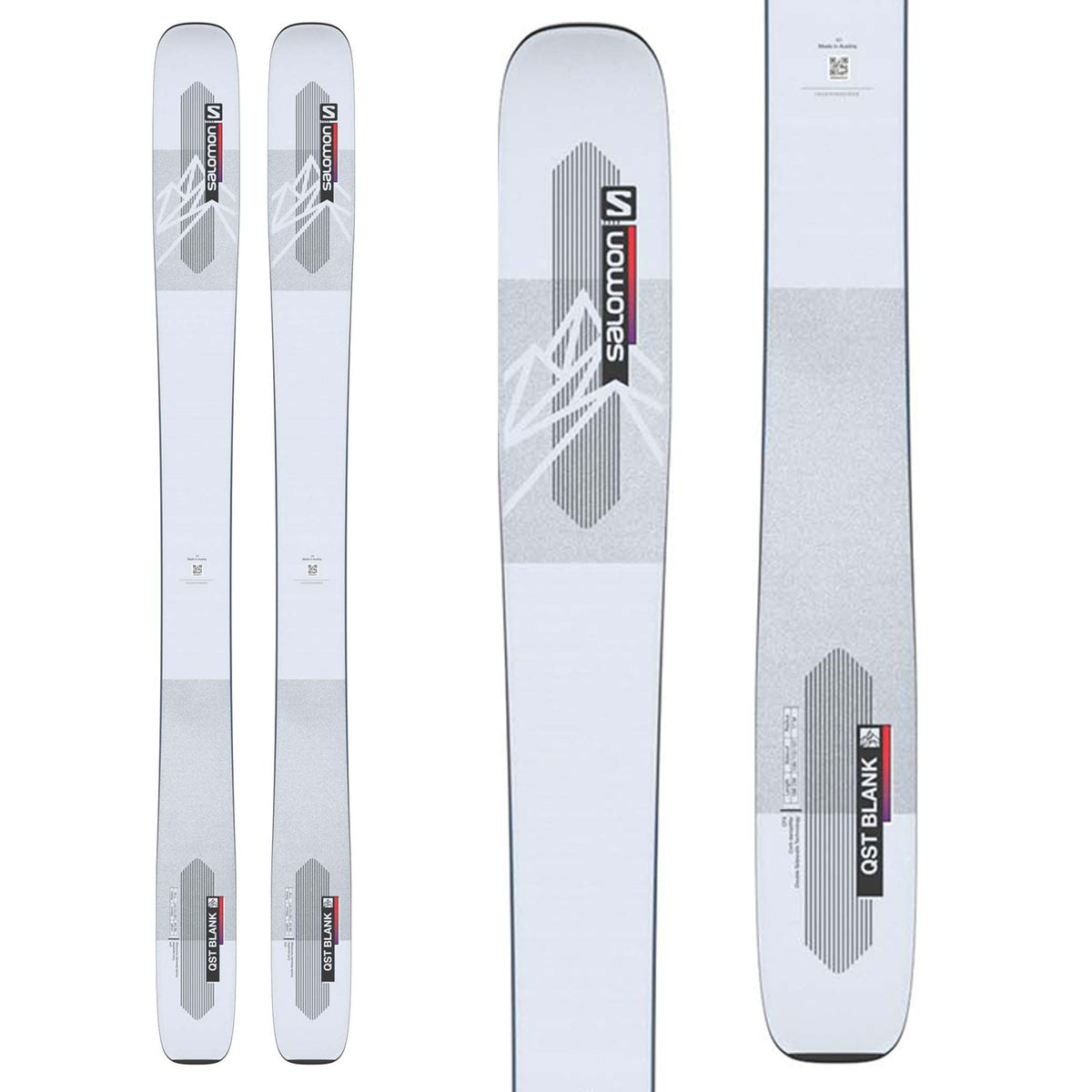 Salomon QST Blank Skis + Salomon Warden MNC 13 Demo Ski Bindings 2023