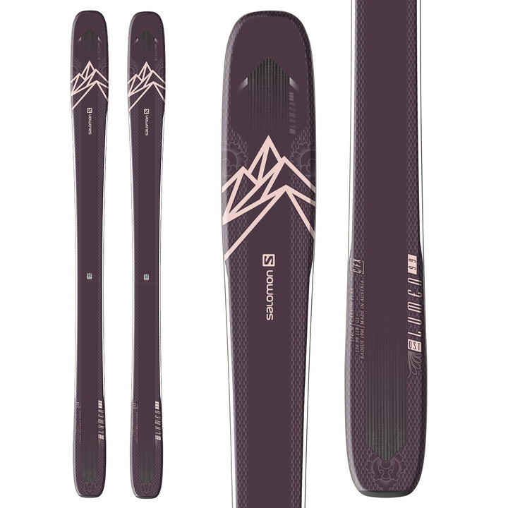 Salomon QST Lumen 99 Skis + Salomon Warden MNC 11 Demo Ski Bindings - Women's 2021