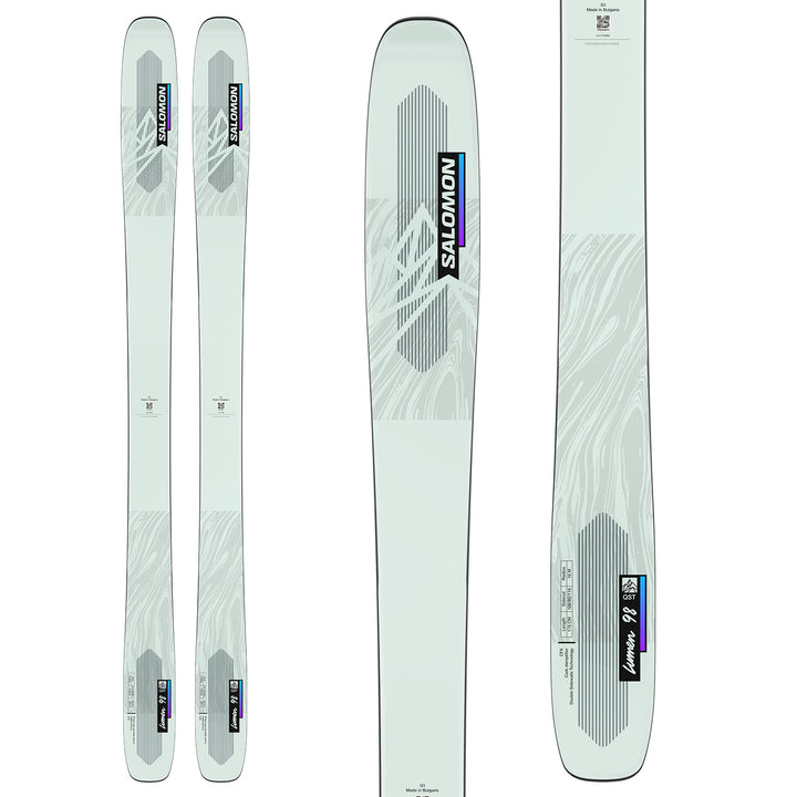 Salomon QST Lumen 98 Skis + Salomon Strive 11 Demo Ski Bindings - Women's 2023