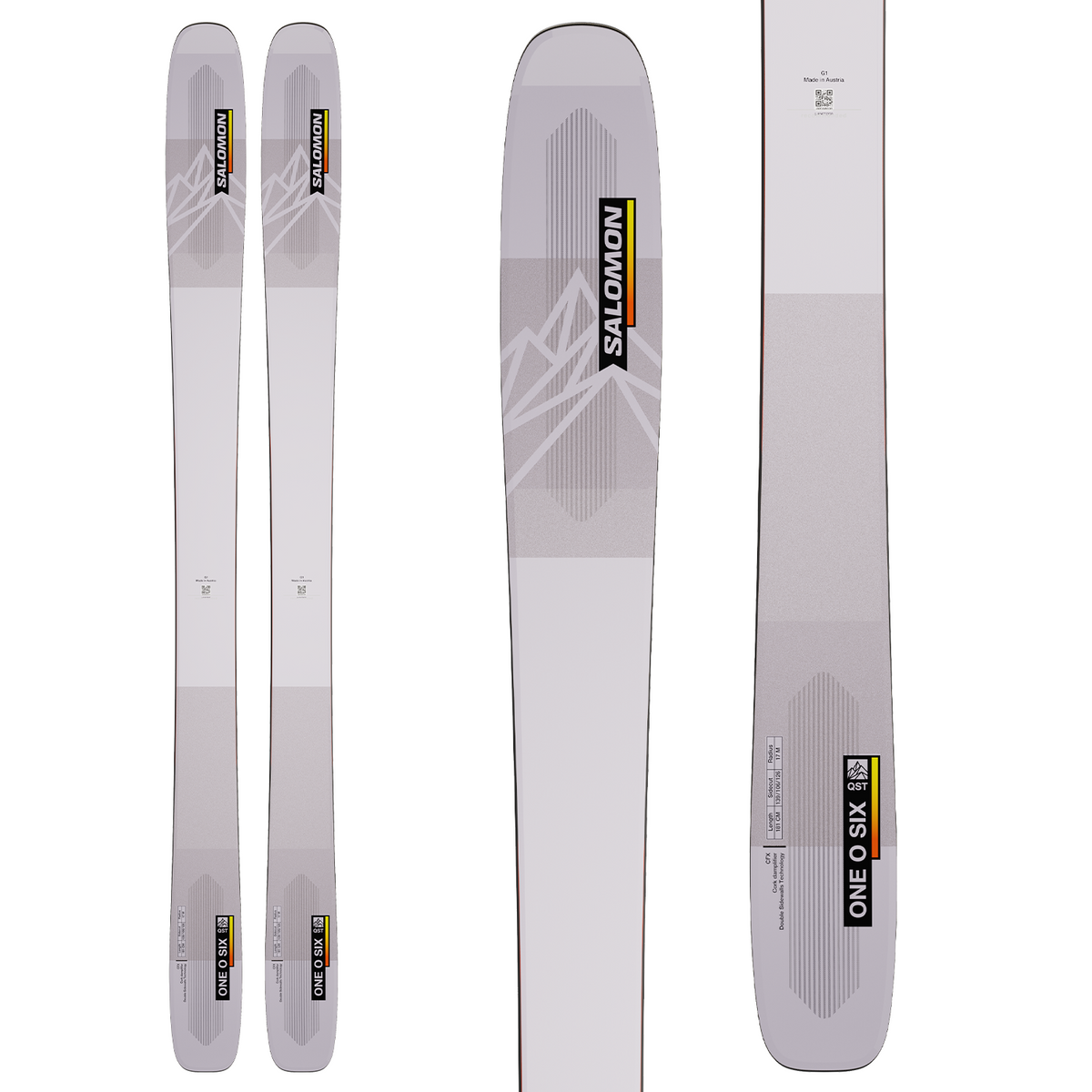 Salomon QST 106 Skis + Salomon Warden MNC 13 Demo Ski Bindings 2023