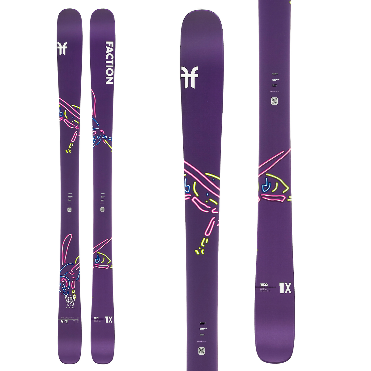 Faction Prodigy 1X Skis + Salomon Strive 11 GW Demo Ski Bindings - Women's 2023