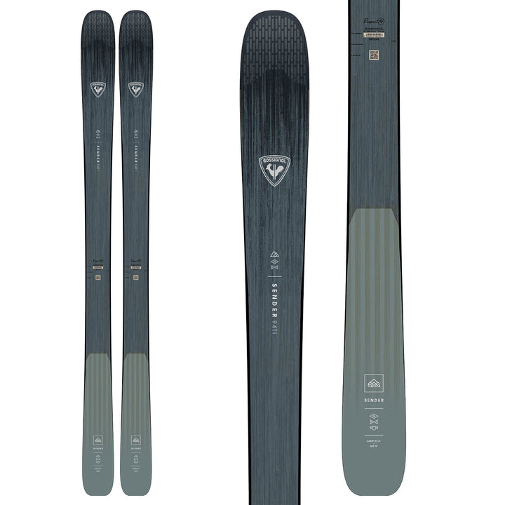 Rossignol Sender 94 Ti Skis + Salomon Strive 11 GW Demo Ski Bindings 2023