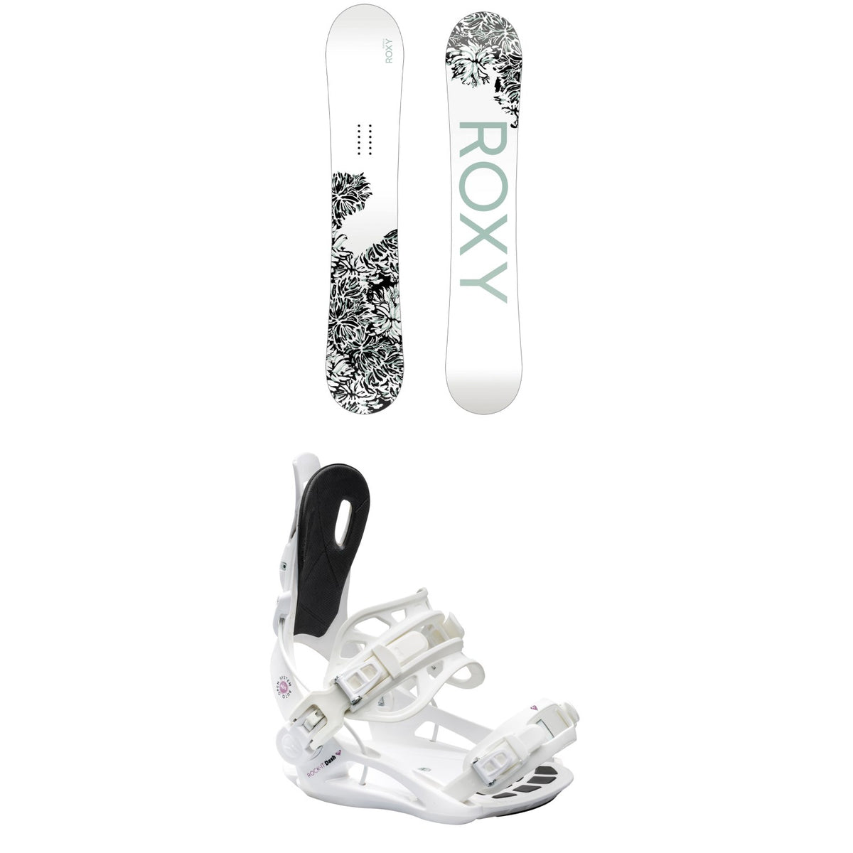 Roxy Raina Snowboard + Rock-It Dash Snowboard Bindings - Women's 2024