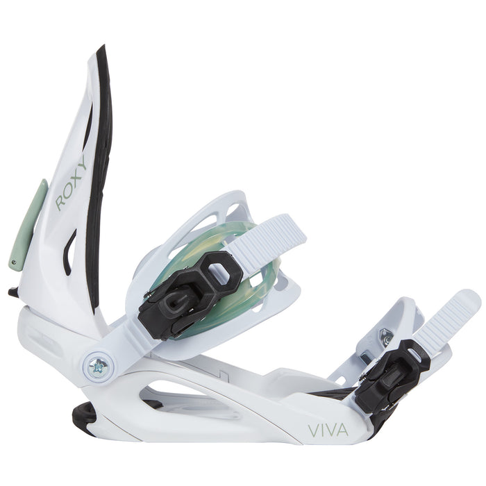 Roxy Viva LTD Snowboard Bindings - Women's 2024 White/Green