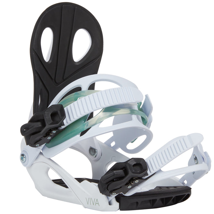 Roxy Viva LTD Snowboard Bindings - Women's 2024 White/Green