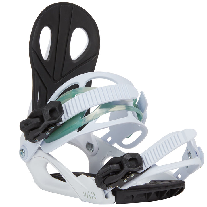 Roxy Viva LTD Snowboard Bindings - Women's 2024 White/Green