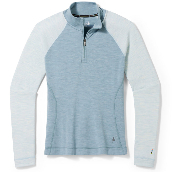 Smartwool Classic Thermal Merino Baselayer 1/4 Zip Top - Women's Lead Heather