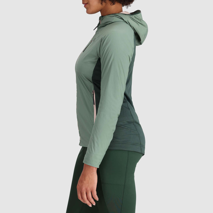 Outdoor Research Deviator Hoodie - Women's Balsam/Grove