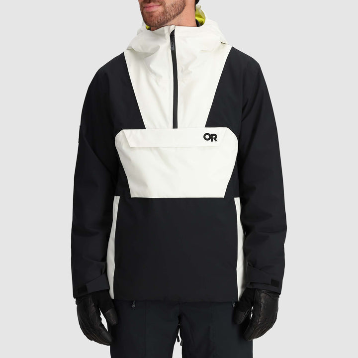 Outdoor Research Snowcrew Anorak - Men's Black/Snow