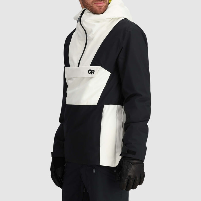 Outdoor Research Snowcrew Anorak - Men's Black/Snow