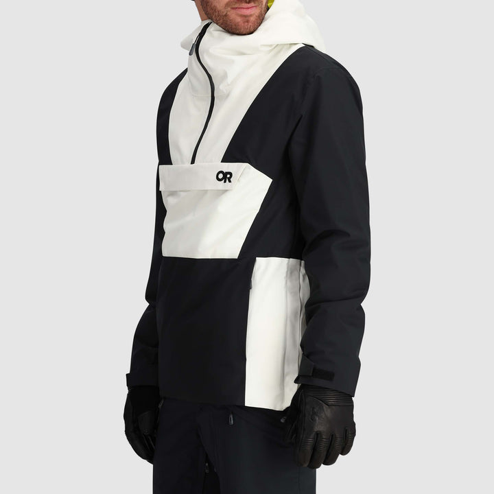 Outdoor Research Snowcrew Anorak - Men's Black/Snow
