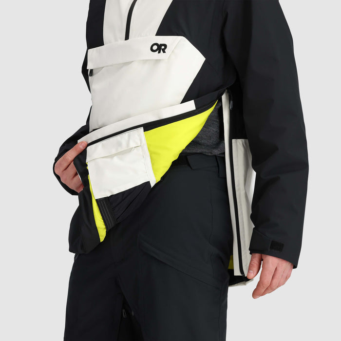 Outdoor Research Snowcrew Anorak - Men's Black/Snow
