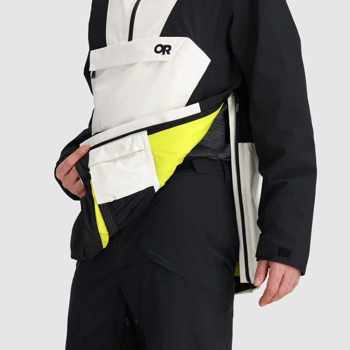 Outdoor Research Snowcrew Anorak - Men's Black/Snow