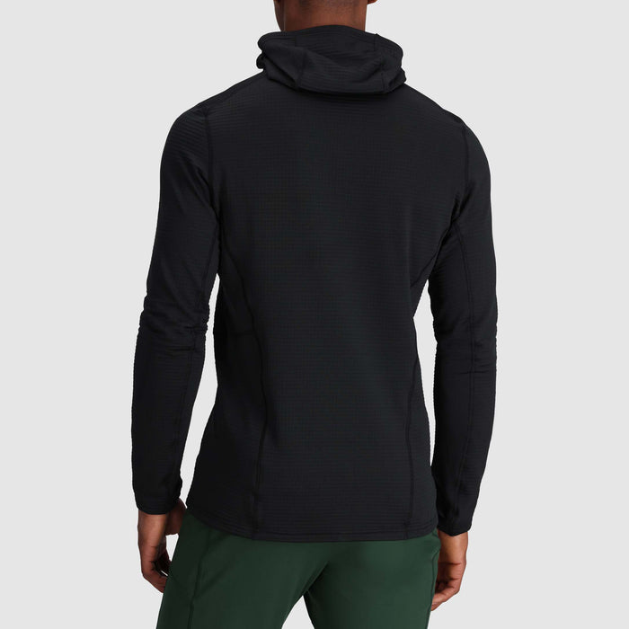 Outdoor Research Vigor Grid Fleece Pullover Hoodie - Men's Black