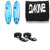Softech Flash Eric Geiselman FCS II 5'0" Surfboard + Dakine 18" Rack Pads - Set of 2 + Dakine Baja 12' Tie Down Straps - Set of 2