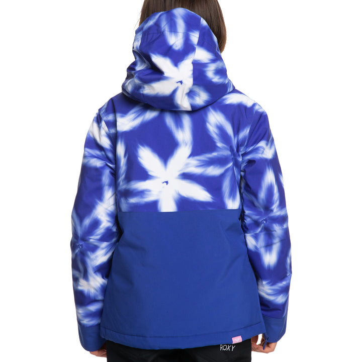 Roxy Shelter Jacket - Girls' Bluing Frozen Flower