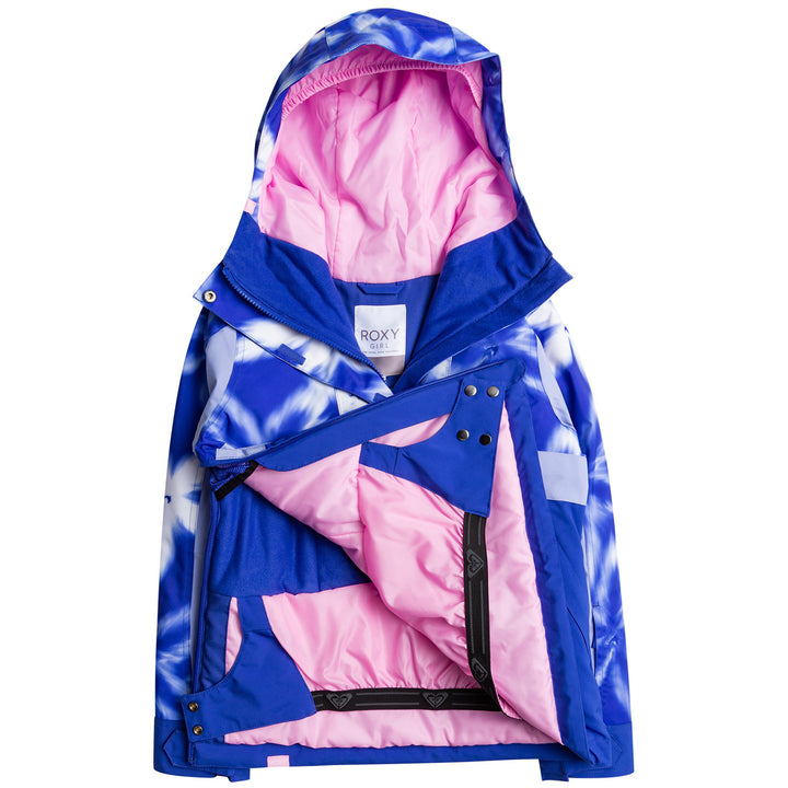 Roxy Shelter Jacket - Girls' Bluing Frozen Flower
