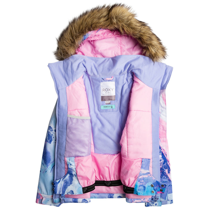Roxy American Pie Jacket - Girls' Azure Blue Landscape