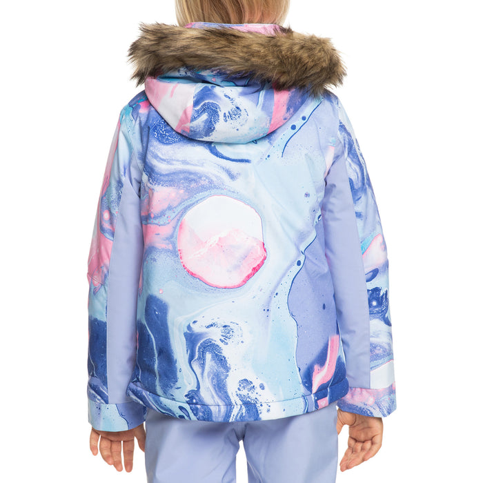 Roxy American Pie Jacket - Girls' Azure Blue Landscape