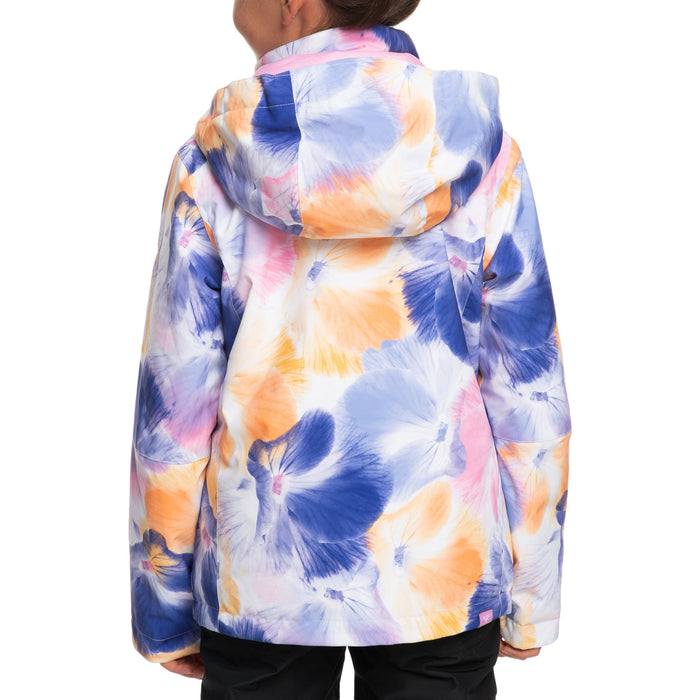 Roxy Jetty Jacket - Girls' Bright White/Pansy Pansy RG