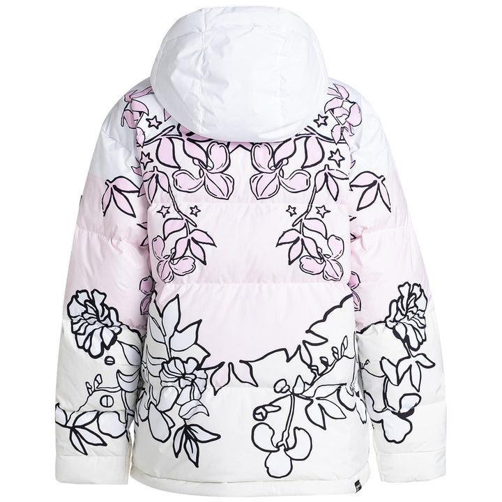 Roxy X Rowley Puffer Jacket - Women's Bright White/Laurel Floral