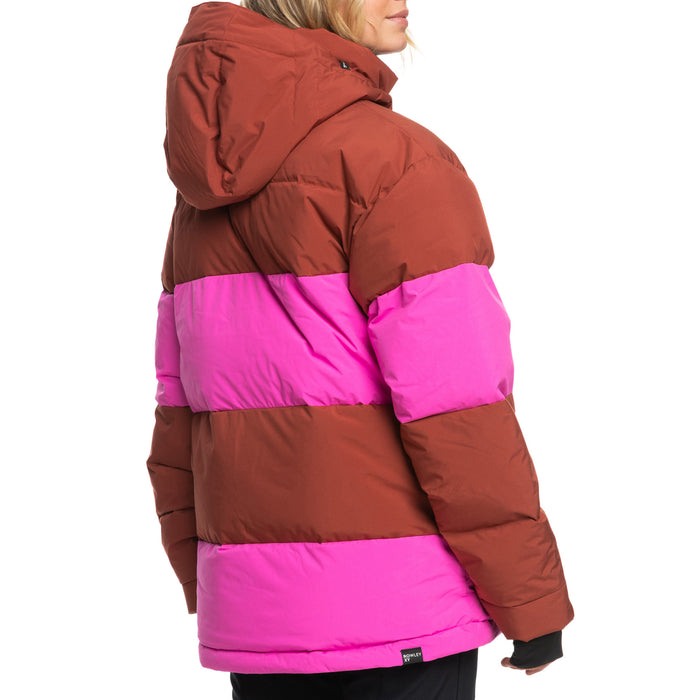 Roxy X Rowley Block Puffer Jacket - Women's Burnt Henna