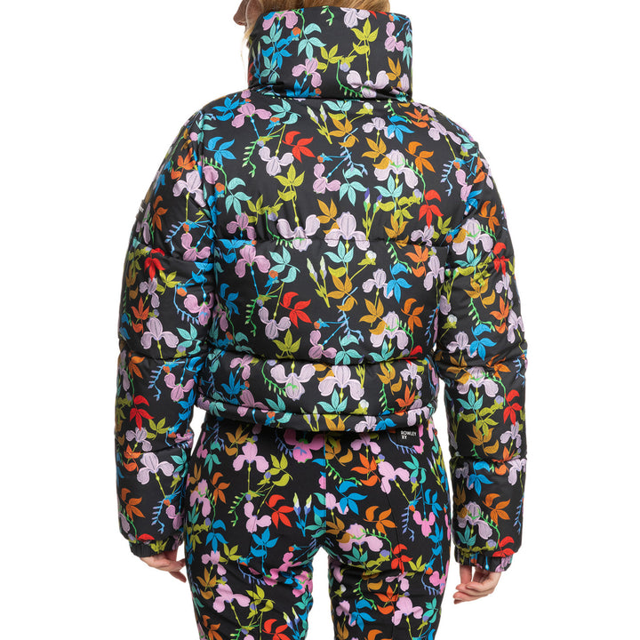 Roxy X Rowley Short Puffer Jacket - Women's True Black/Multifloral
